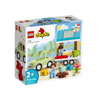LEGO DUPLO: Casă de familie pe roți (10986) Jucărie
