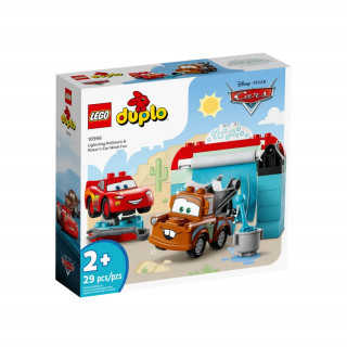LEGO DUPLO Distracție la spălătorie cu Fulger McQueen și Bucșă (10996) Jucărie