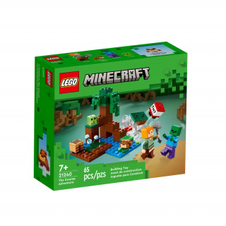 LEGO Minecraft Aventură în mlaștină (21240) Jucărie