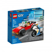 LEGO City Polițist pe motocicletă în urmărirea unei mașini (60392) 