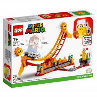 LEGO Super Mario Set de extindere Plimbare pe valul de lavă (71416) Jucărie