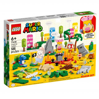 LEGO Super Mario Set de creator Cutia de unelte pentru creativitate (71418) Jucărie