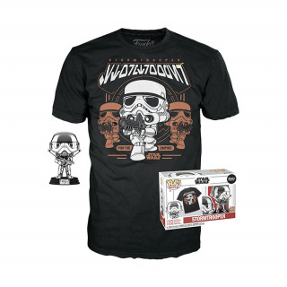 Funko Pop! & Tee (Adult) Disney: Star Wars - Stormtrooper (Special Edition) Vinyl Figurina si tricou  Cadouri