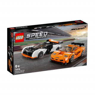 LEGO Speed Champions: McLaren Solus GT și McLaren F1 LM (76918) Jucărie