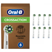 Oral-B Toothbrush Head CrossAction White 8 pcs 