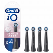 Oral-B iO Toothbrush Gentle Care Black 4pcs 