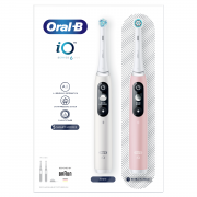 Oral-B iO6 Electric Toothbrush DuoPack White + Pink 
