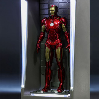 Hot Toys Marvel Miniature: Iron Man 3 (Mark 4 with Hall of Armor) Figurina Jucărie