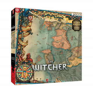 Puzzle Good Loot The Witcher 3 The Northern Kingdoms 1000 piese  Jucărie