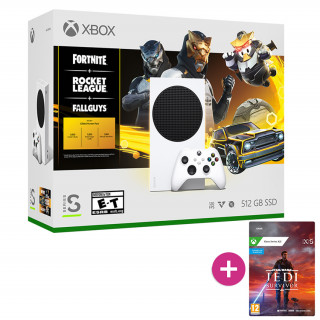 Xbox Series S 512GB – Gilded Hunter Bundle + Jedi Survivor Xbox Series