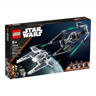 LEGO Star Wars Navă spațială Mandalorian Fang vs. TIE (75348) Jucărie