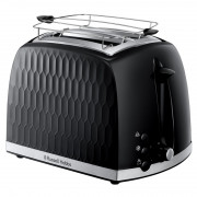 Russell Hobbs 26061-56/RH Honeycomb Black Toaster 