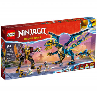 LEGO NINJAGO: Dragonul stihie vs. robotul împărătesei (71796) Jucărie