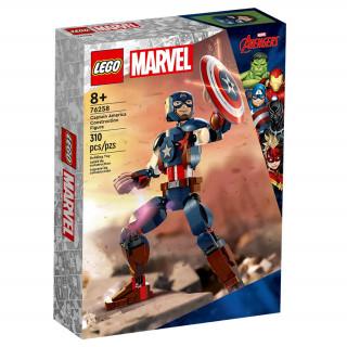 LEGO Super Heroes Marvel: Figurină de construcție Captain America (76258) Jucărie