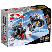 LEGO Super Heroes Marvel: Motocicletele lui Black Widow și Captain America (76260) 