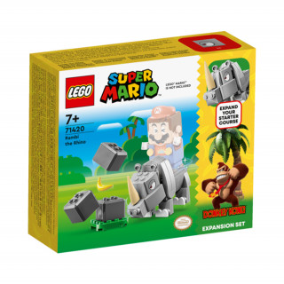 LEGO Super Mario: Set de extindere Rinocerul Rambi (71420) Jucărie