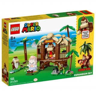 LEGO Super Mario: Set de extindere Casa din copac a lui Donkey Kong (71424) Jucărie