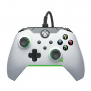 Controler cu fir PDP Xbox Series X/S - alb neon (Xbox Series X/S) 