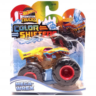 Hot Wheels Monster Trucks - Mașină care își schimbă culoarea - Mega-Wrex (HGX06-HNW04) Jucărie