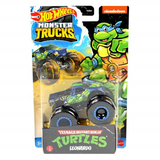 Hot Wheels Monster Trucks - Teen Ninja Turtles - Leonardo (HJG41-HKM24) Jucărie
