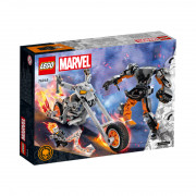 LEGO Super Heroes Robot și motocicletă Călărețul fantomă (76245) (ambalaj deteriorat) 