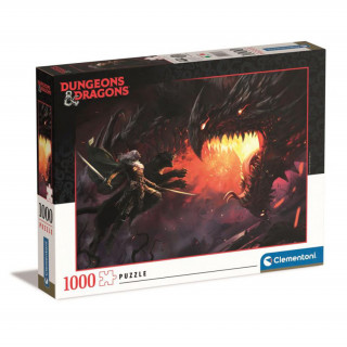 Dungeons & Dragons - Dragon negru - puzzle de 1000 de piese Jucărie