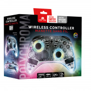 Freaks and Geeks Controler wireless cu cablu 1M - transparent - cu LED 