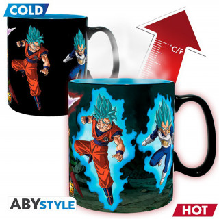 DRAGON BALL SUPER - Cana schimbătoare de căldură - 460 ml - Saiyans vs Black Cadouri