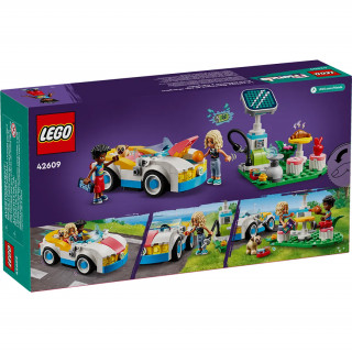 LEGO Friends: Masina electrica si incarcator (42609) Jucărie