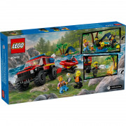 LEGO City: Camion 4x4 si barca de pompieri (60412) 