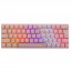 WHITE SHARK W029928 WAKIZASHI-P/BL-US Tastatură mecanică de gaming roz, întrerupătoare albastre. (engleză) thumbnail