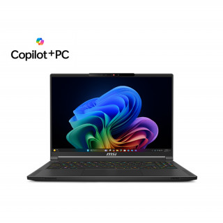 MSI Gaming NB Stealth A16 AI+ A3XVFG-258 16" QHD+ OLED, Ryzen AI 9 HX 370, 32GB, 1TB, RTX 4060, Win11H, negru - CHEIE SUA PC