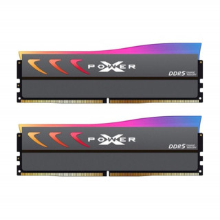 Silicon Power XPOWER Storm RGB 64GB 6000MT/s memorie DDR5 CL38 Kit de 2 module RGB gri PC