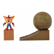 Crash Bandicoot figurină de acțiune: dioramă Boulder Dash 