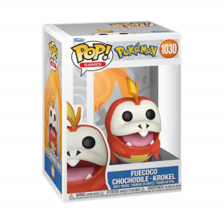 Funko Pop! Games: Pokemon - Fuecoco Chochodile Krokel #1030 Vinyl Figura Cadouri