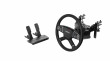 Volan Moza Racing - Set Simulator PC pentru Camioane (Camion/Tractor, DD, bază R5, volan TSW, pedală SR-P Lite, clemă) thumbnail