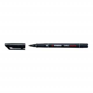 Marker permanent negru Stabilo OHPen 843 M (843/46) PC