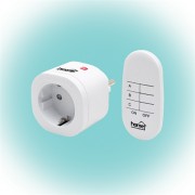 Home TH 3011 remote controllable network socket  with remote control 
