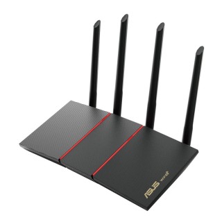 ASUS RT-AX55 wireless Router dual band (2,4 GHz / 5 GHz) Gigabit Ethernet black PC