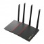 ASUS RT-AX55 wireless Router dual band (2,4 GHz / 5 GHz) Gigabit Ethernet black thumbnail