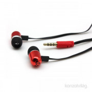 Sbox EP-044R Red microphone metal earphone 