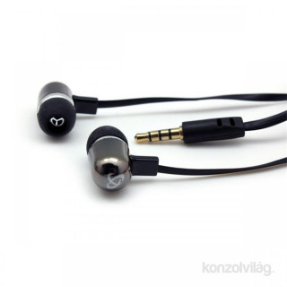 Sbox EP-044B Black microphone metal earphone Mobile