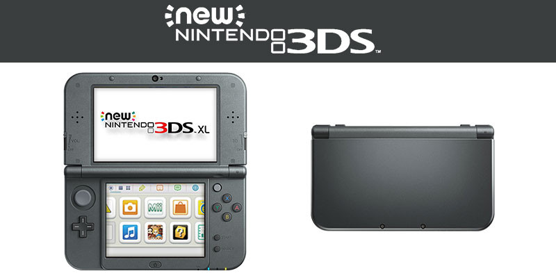 New Nintendo 3DS XL Metallic Black 3DS Cump rare pre