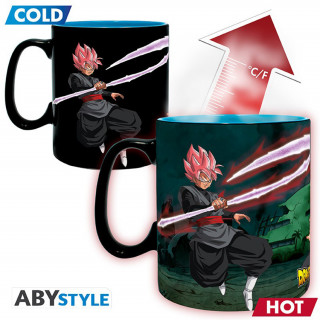 DRAGON BALL SUPER - Cana schimbătoare de căldură - 460 ml - Saiyans vs Black Cadouri
