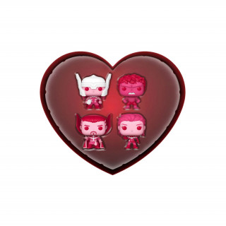 Funko 4-Pack Pocket Pop!: Marvel Classic - Happy Valentines Day Box Vinyl Figurine Cadouri