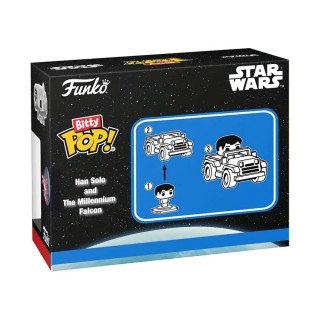 Funko Bitty Pop! Ride: Star Wars - Han Solo and The Millennium Falcon Vinyl Figure Cadouri
