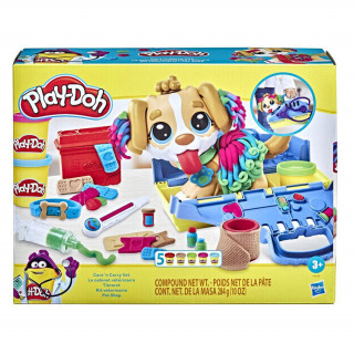 Hasbro Play-Doh Care n Carry Vet Playset (F3639)  Jucărie