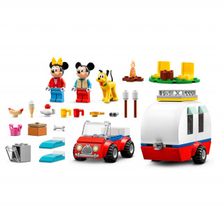 LEGO Disney Camping cu Mickey Mouse și Minnie Mouse (10777) Jucărie