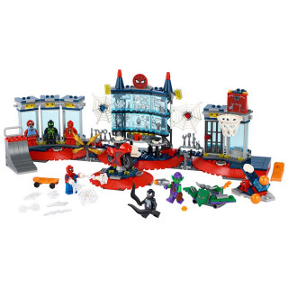 LEGO Marvel Spider-Man Atac la adapostul paianjenului 76175 Jucărie