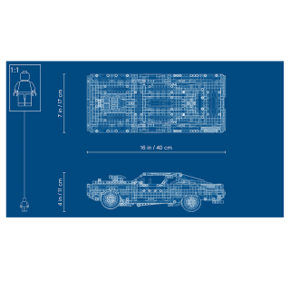 LEGO Technic Dom's Dodge Charger (42111) Jucărie